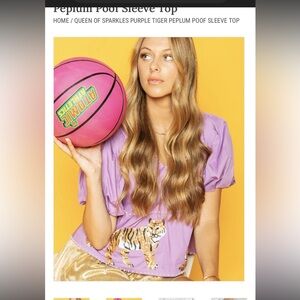 Queen of sparkles sequin tiger